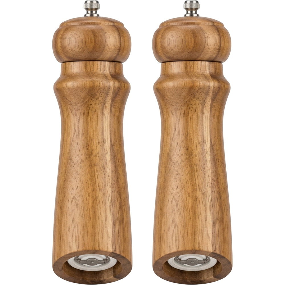 Wupko Acacia Wood Manual Salt Pepper Mill Set 20 cm - Product view