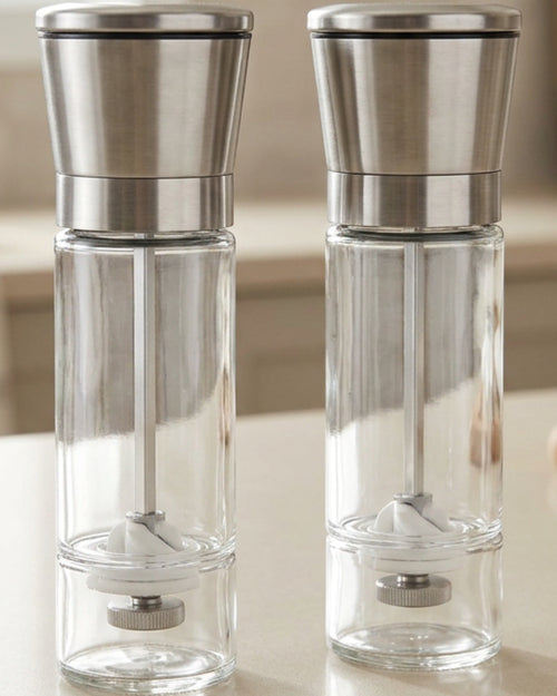 Wupko Glass Manual Salt Pepper Grinder Set 180 ml - Lifestyle view