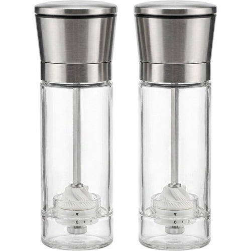 Wupko Glass Manual Salt Pepper Grinder Set 180 ml - Product view